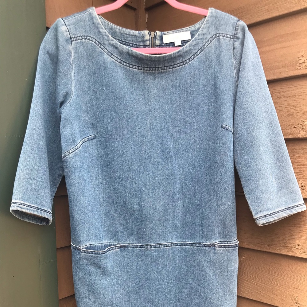 Fall dress || Blue, shift || Small